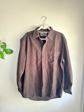 Australian R.M. Williams Brown Cotton flannel very cozy and thick